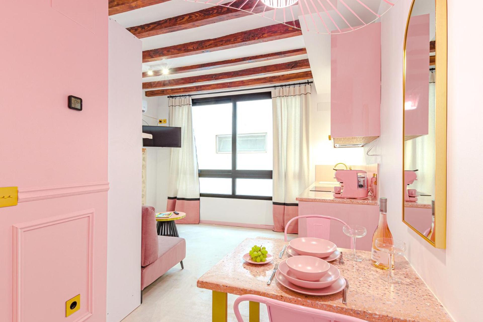 Glamorous Pink Studio In City Center Alicante Esterno foto