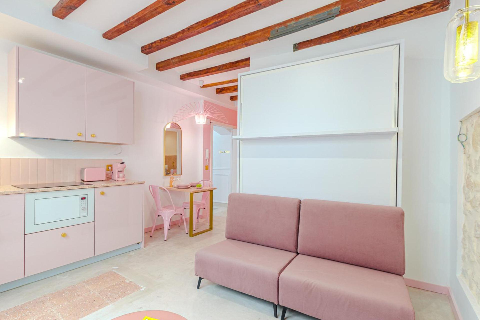 Glamorous Pink Studio In City Center Alicante Esterno foto